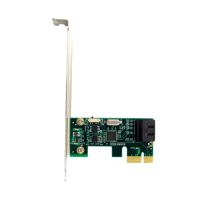 PCIE 6Gbps 2 puertos agregar tarjetas PCI Express SATA 3 controlador a SATA 3,0 chip ASM1061 adaptador de tarjeta de expansión extensión elevadora - imagen 2