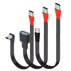 Adaptador Micro USB macho a Mini USB macho, convertidor OTG tipo c, Cable de datos de plomo, Cable de carga para teléfono, tableta, accesorio para teléfono