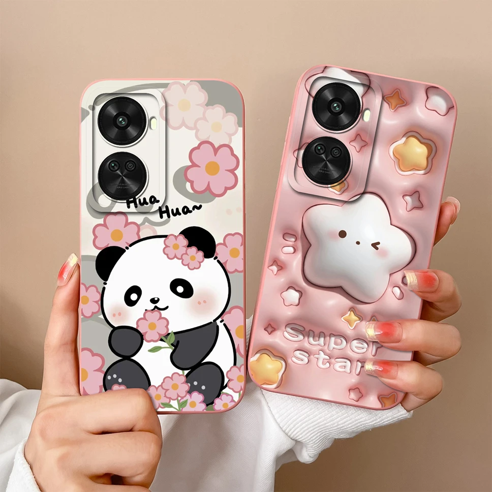 Funda de teléfono con patrón de dibujos animados de conejo para Huawei Nova 11SE 12SE, silicona líquida suave, cubierta trasera de protección Premium - imagen 5