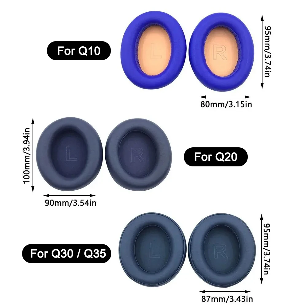 Almohadillas de repuesto para auriculares Anker Soundcore Life Q35 Q30 Q20 Q10, almohadillas de espuma viscoelástica - imagen 4