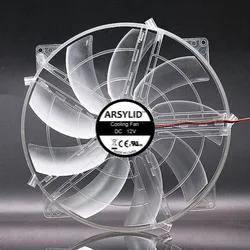 Ventilador de refrigeración 220 mm Delgado - Marco transparente