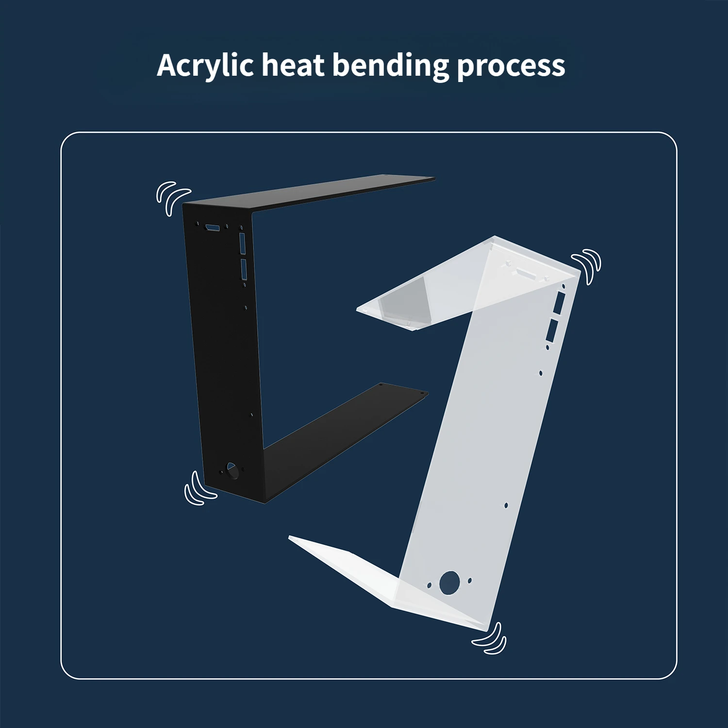 JINEKS HTPC Mini chasis A2 Mini caja de ordenador para juegos HTPC fundas soporte para MINI-ITX placa base Horizontal PCIE caja de PC externa - imagen 5