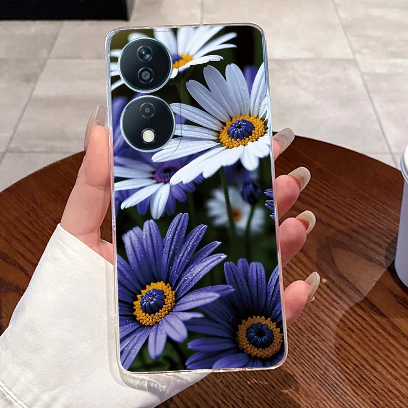 Para Honor X7B 5G transparente de lujo dragón lindo Cool niños niñas carcasa para Honor X7B 90 funda de teléfono inteligente cubierta trasera suave transparente - imagen 2