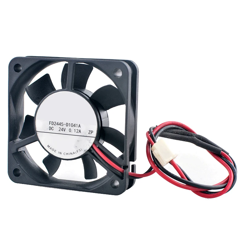 FD2445-D1041A Ventilador de enfriamiento con rodamiento de bolas doble de 45 mm 4,5 cm DC24V 0.12A 2 pines para fuente de alimentación del convertidor de frecuencia - imagen 4