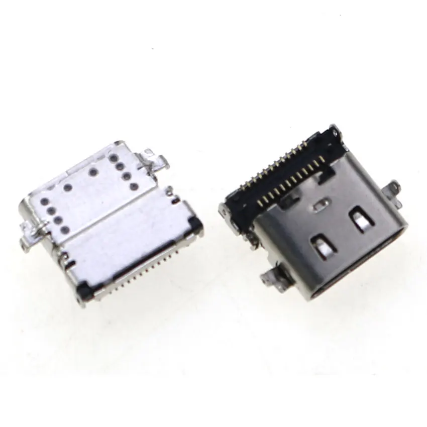 Cltgxdd 1 Uds conector tipo C puerto de carga 24 Pin 24 P hembra enchufe para HP ENVY-13-an1003tu portátil USB tipo C toma de corriente - imagen 2