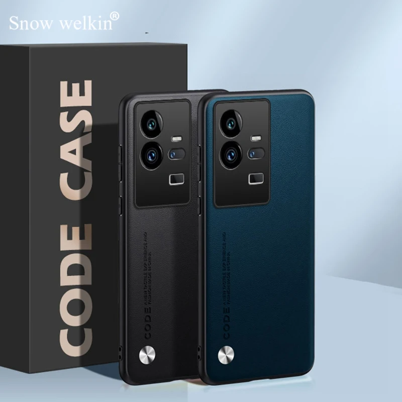 Funda de cuero PU de lujo para iQOO 11, funda de teléfono de silicona a prueba de golpes para Vivo iQOO 11 Pro - imagen 2