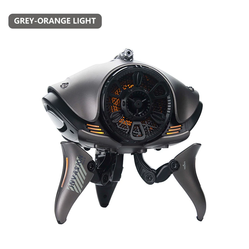 grey-orange light