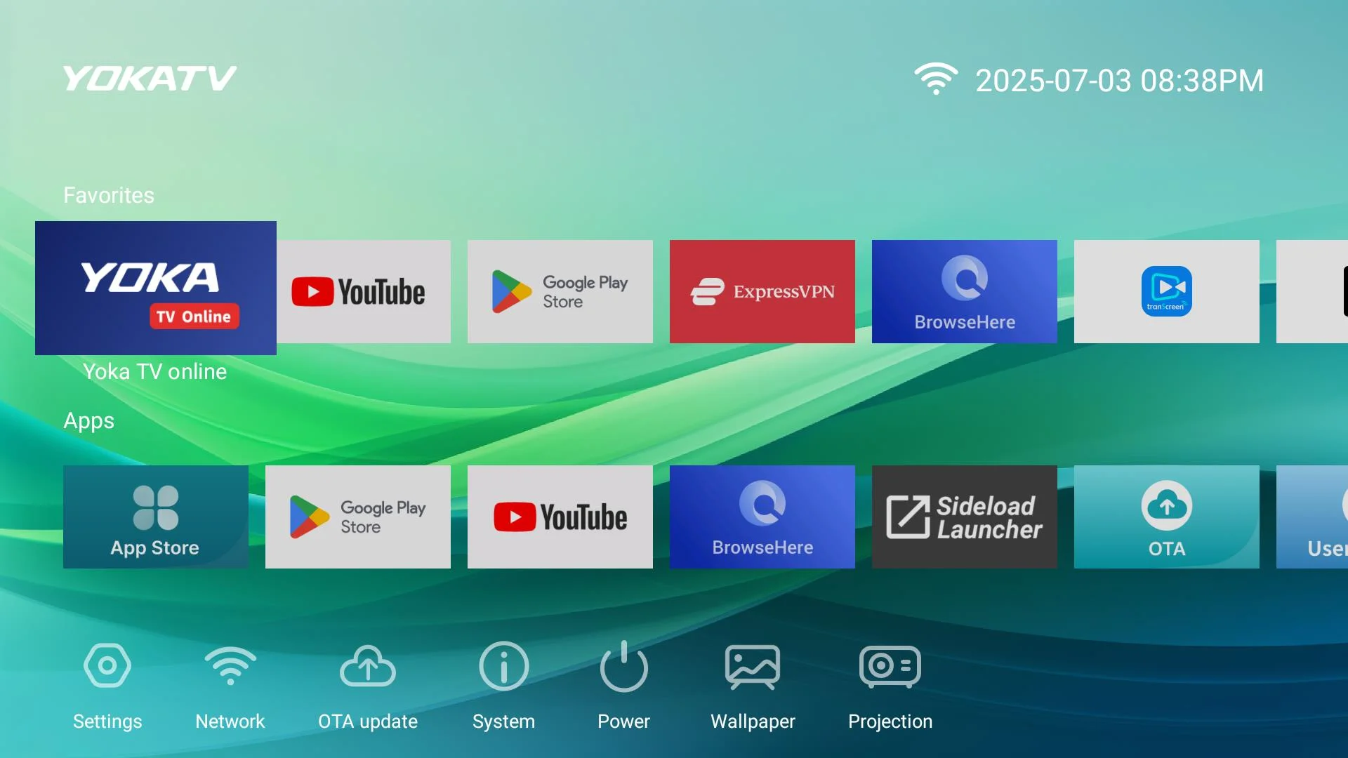 [Genuino] el más nuevo decodificador YOKATV IPP1 4K proyector Android11 certificación de Google WiFi BT5.0 el mejor proyector de cine en casa portátil - imagen 5