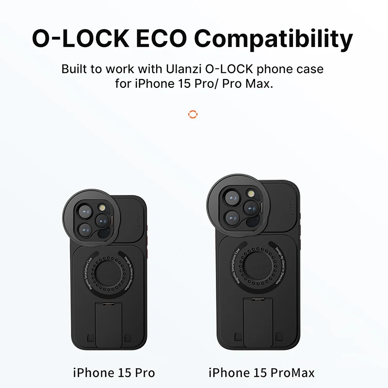 Ulanzi-anillo adaptador de filtro magnético HP-016 O-LOCK, para iPhone 15 Pro/Pro Max, O-LOCK, adaptador de lente para funda de teléfono, fotografía - imagen 5