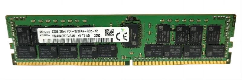 SK Hynix DDR4 32GB 3200A 2RX4 PC4 3200MHz ECC REG RDIMM 32G Memoria RAM de servidor - imagen 2