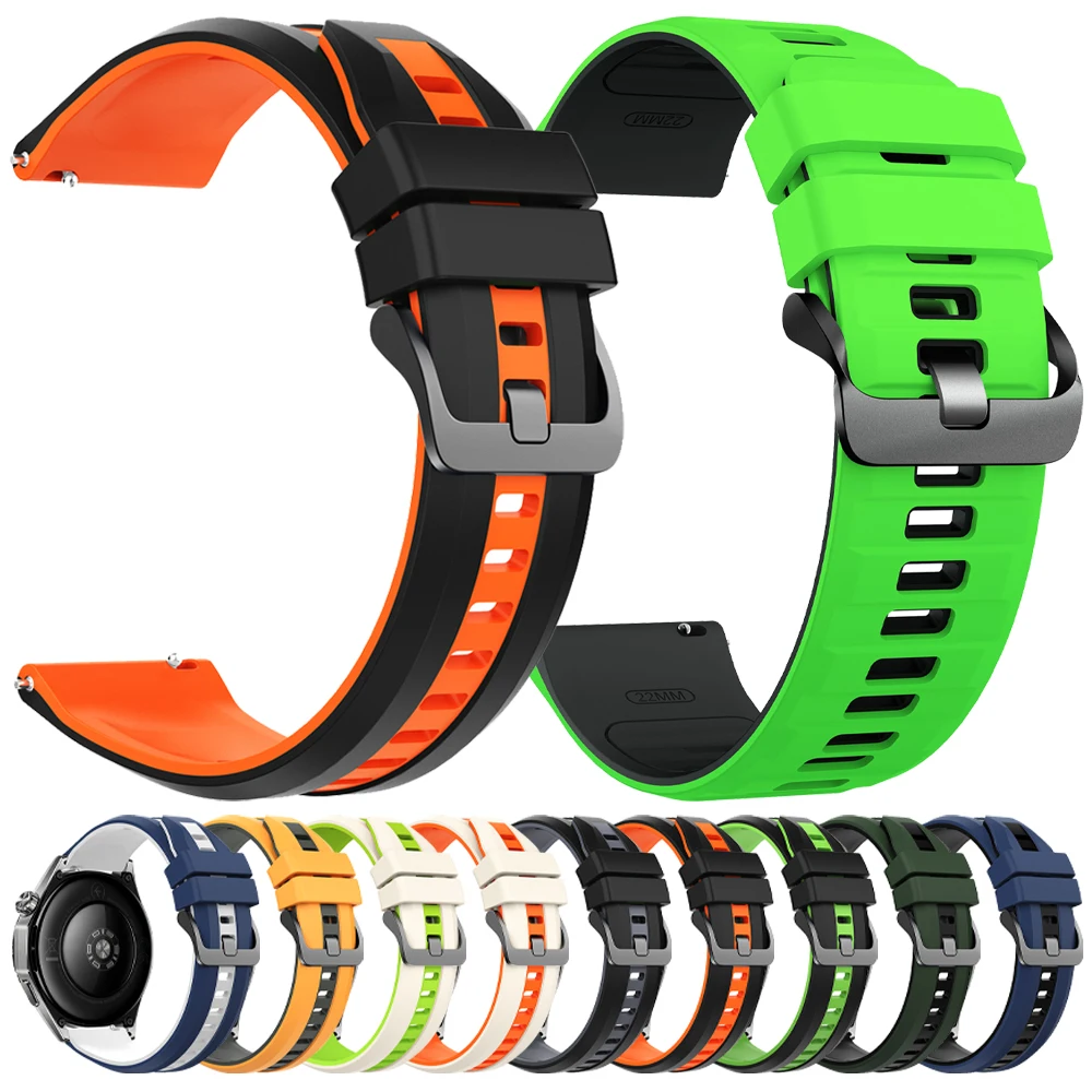 Correa de silicona para reloj Garmin Venu 3 Forerunner 570 47mm 265 255 Music Vivoactive 4 bandas para pulsera Garmin Venu 4 45mm