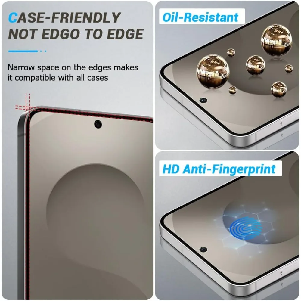 4 Uds vidrio templado Ultra transparente para Samsung Galaxy A56 A55 A36 A26 A25 A16 A13 Protector de pantalla para Samsung A15 A23 A35 A53 A73 - imagen 5