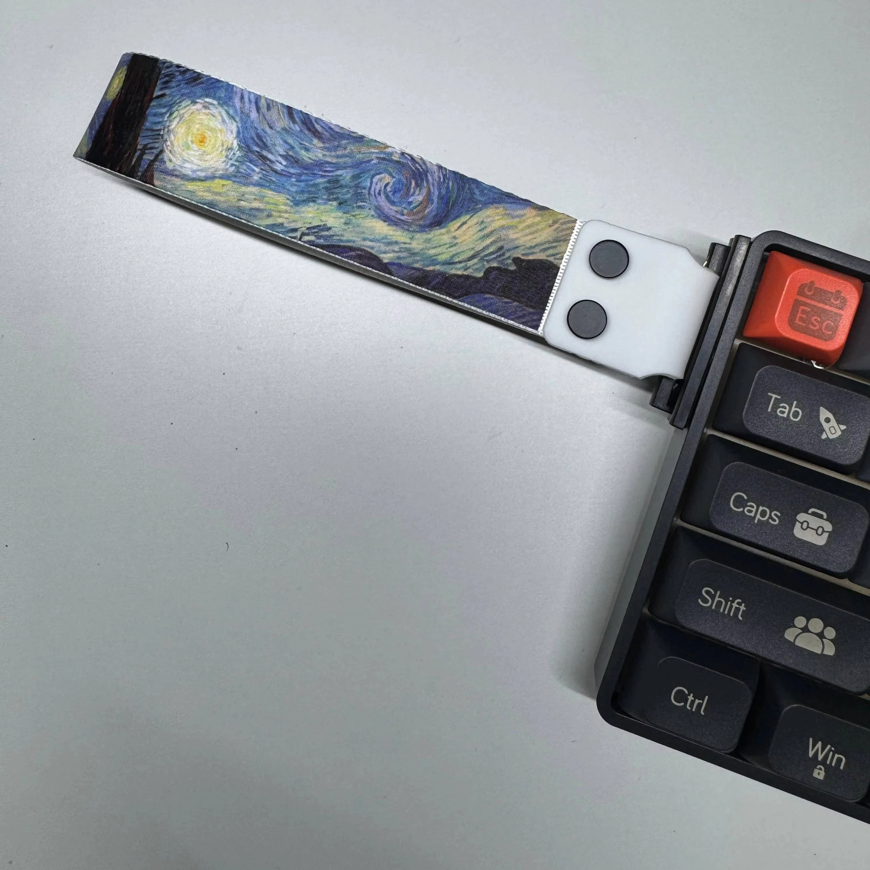 Accesorios para teclado de Anime, correa de cinta Compatible con Wooting 60HE y ATK68, correa de nailon personalizada para teclado mecánico - imagen 4