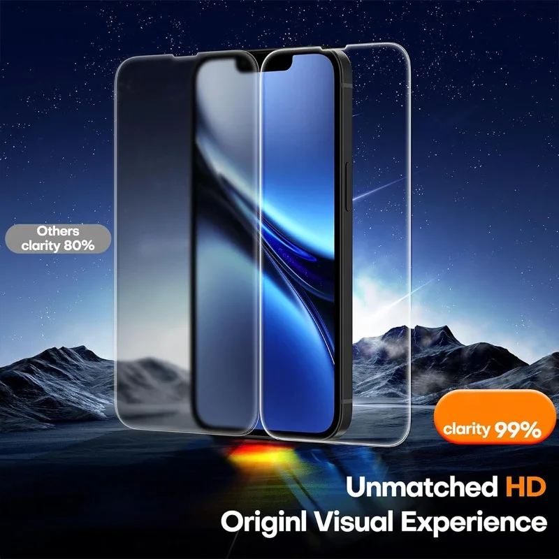 Protectores de pantalla de vidrio templado, 3 uds., compatibles con iphone 17 16 15 14 13 12 11 Pro Max 16 15 14 Plus 16e Air XR XS Glass - imagen 3