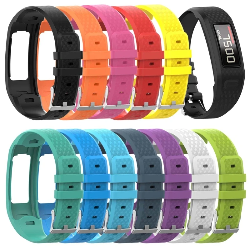 Correa de silicona para reloj inteligente Garmin Vivofit 1/2, pulsera suave impermeable, Correa deportiva para Vivofit1 Vivofit2 - imagen 2