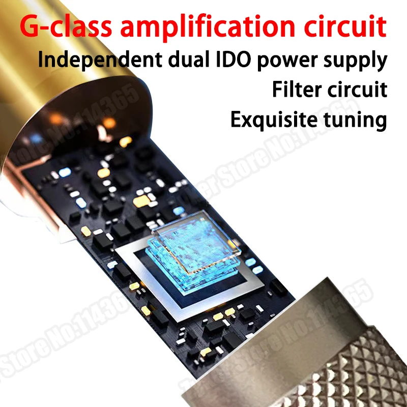 CX31993 97220 HiFi USB DAC tipo C a 3,5mm amplificador de auriculares CX31993 decodificador de Audio AMP adaptador de teléfono Digital DAC para Android - imagen 4