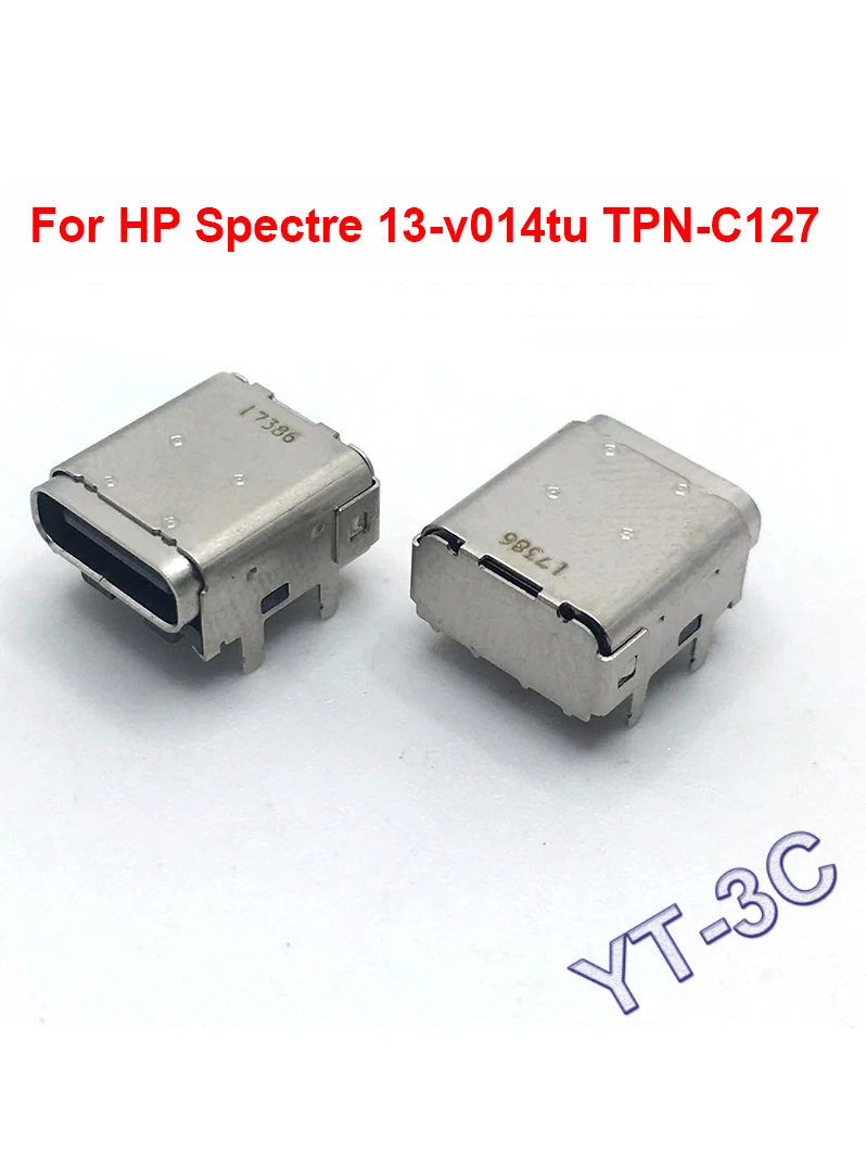 Conector de cargador de puerto para HP Spectre 13-v014tu, 2-4 piezas, USB tipo C, CC, nuevo - imagen 4