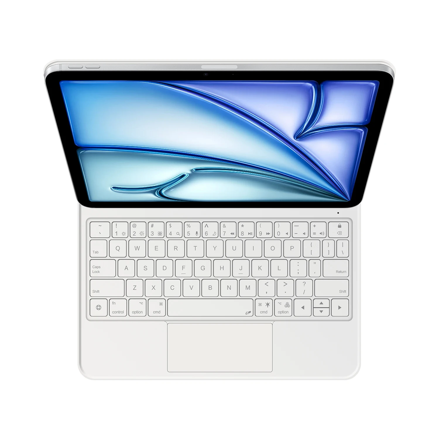 HUWEI-funda con teclado mágico para iPad Air 11 2025 M3 Air 11 M2 Air 4/5/6 10,9 Pro 11 ", teclado con retroiluminación multitáctil inteligente Pogo Pin - imagen 4