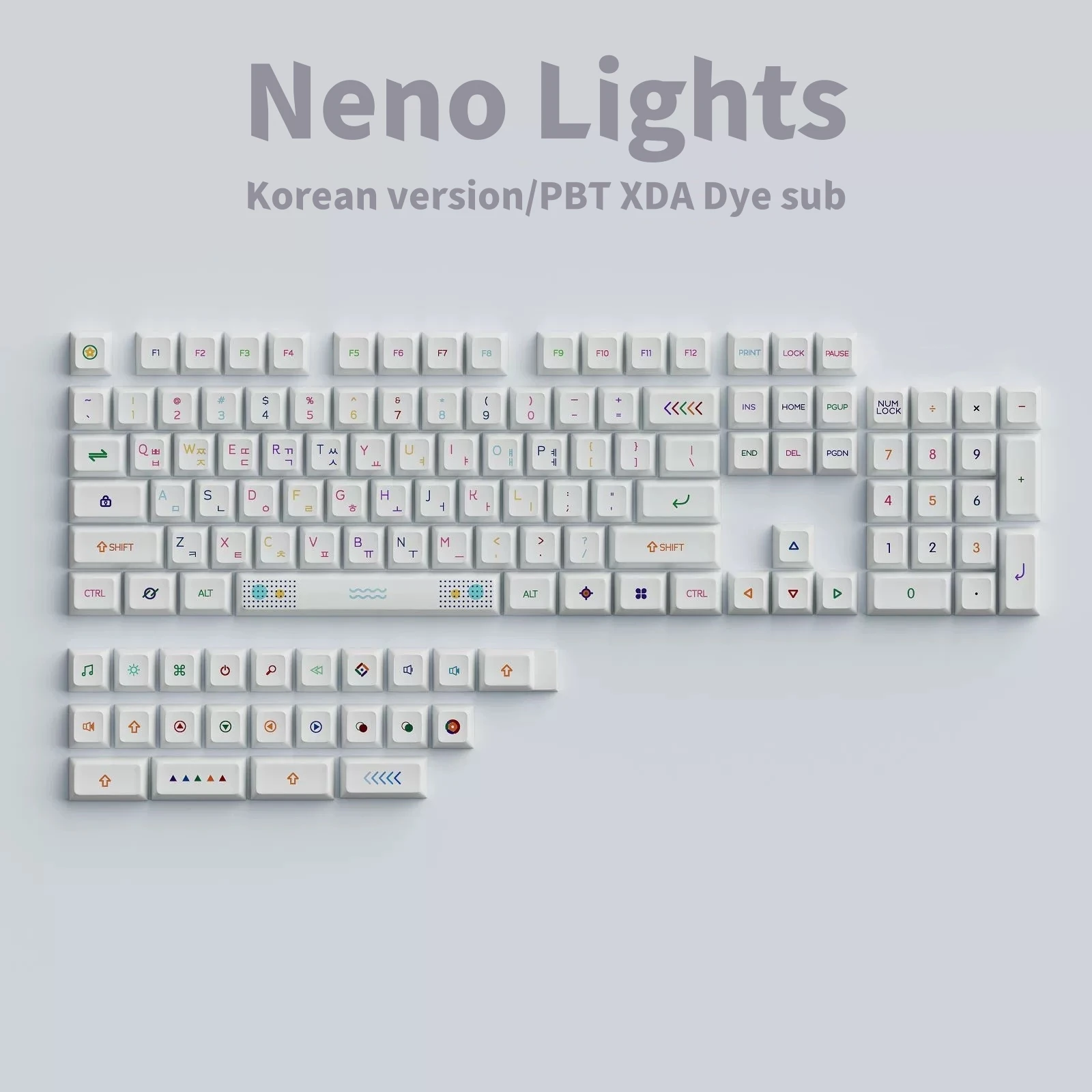 XDA-teclas PBT coreanas e inglesas, accesorio para teclado mecánico, Wooting GMK67, teclas personalizadas
