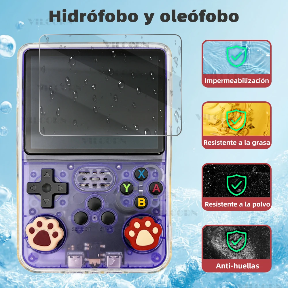 Accesorios de juego 5 en 1 para Anbernic RG35XX Bolsa portátil RG353V RG353VS para Miyoo Mini Plus RGB20S R36S, funda de transporte con 2 tapas - imagen 5