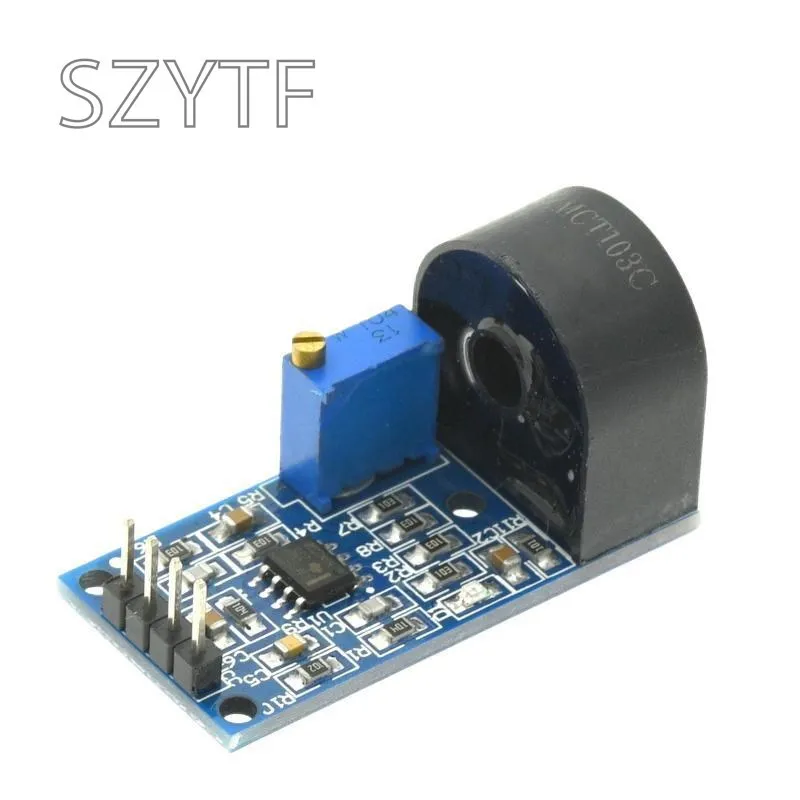 Módulo de transformador de corriente monofásico, Sensor de corriente para Arduino, rango 5A, salida activa de CA, precisión integrada - imagen 4