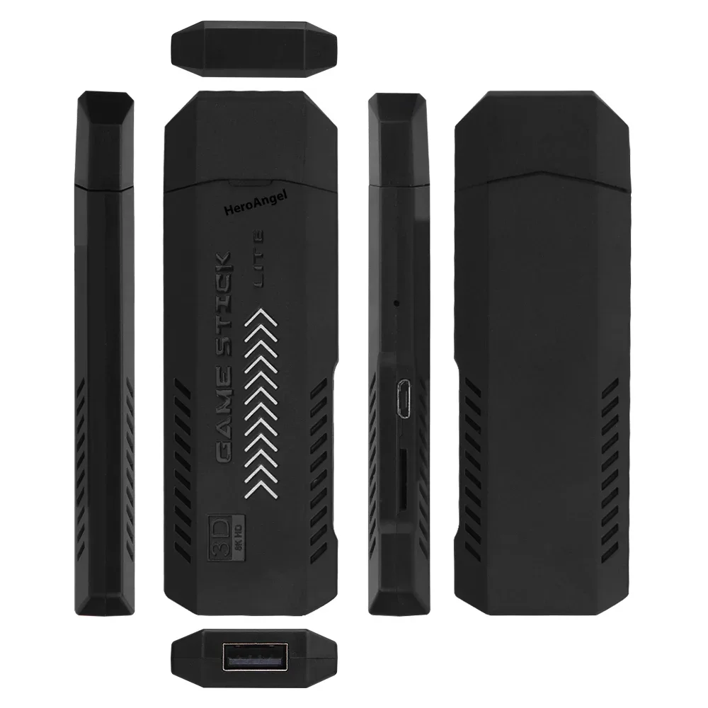 Nueva consola de videojuegos recargable X2 PLUS 2,4G P3 controlador inalámbrico recargable juegos Retro para PSP/PS1/FC 64G/128G - imagen 5