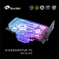 Bykski Bloque de Agua Cobre para ASUS TUF RTX 3080 / 3090 RGB