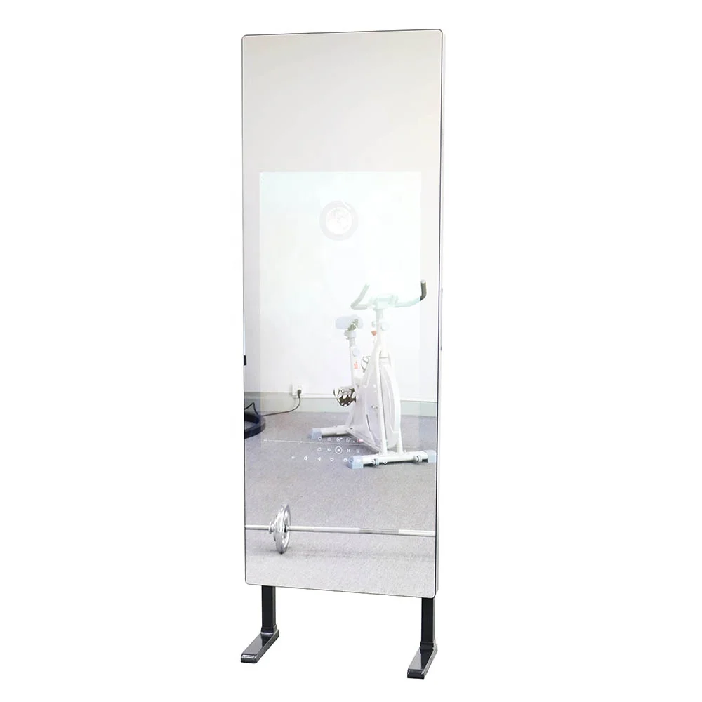 Publicidad de gimnasio interactiva Android Wifi Lcd Fitness espejo inteligente Tystart pantalla táctil inteligente logotipo personalizado de 32 pulgadas - imagen 5