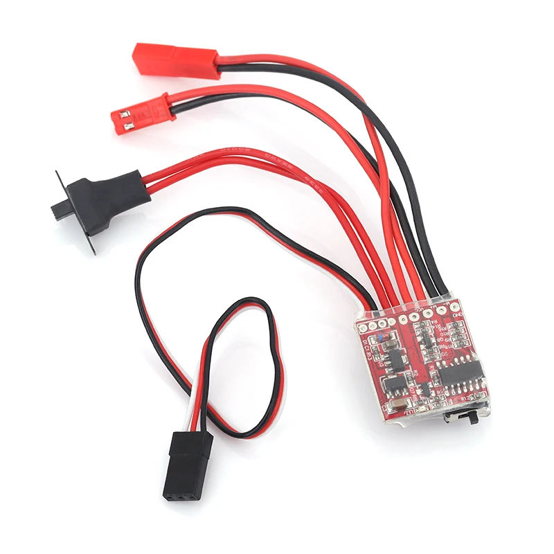 20A 4,8 V-8,4 V (para batería de litio 2S) Mini controlador de velocidad eléctrico cepillado ESC cepillo Motor electrónico para coche RC - imagen 5
