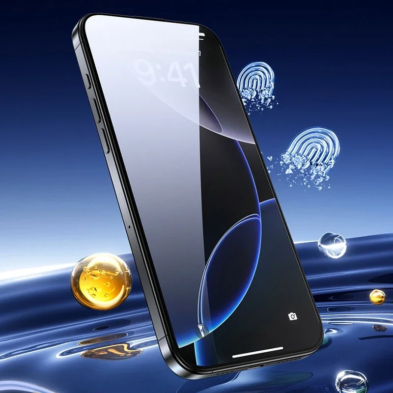 3 uds vidrio templado Premium para iPhone 17 16 Pro Max 16 Plus 17 Air 17 Pro Max un solo clic fácil de instalar Protector de pantalla sin polvo - imagen 5