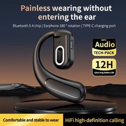 Z70 Auriculares inalámbricos abiertos Bluetooth gancho oreja rotación