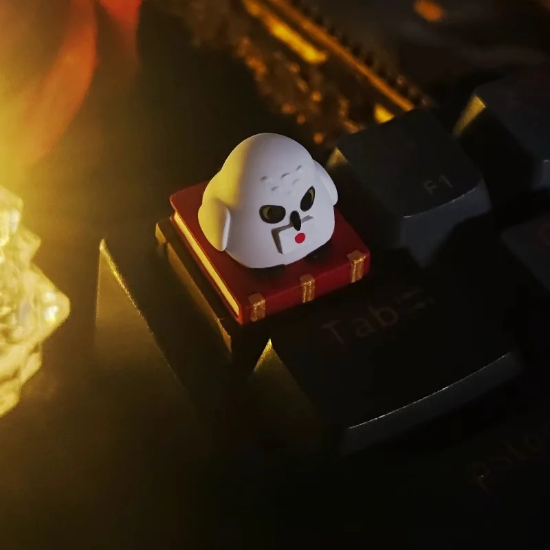 Teclas mágicas Columba personalizadas de resina Original, teclas creativas hechas a mano DIY para tapas de teclado mecánico - imagen 5