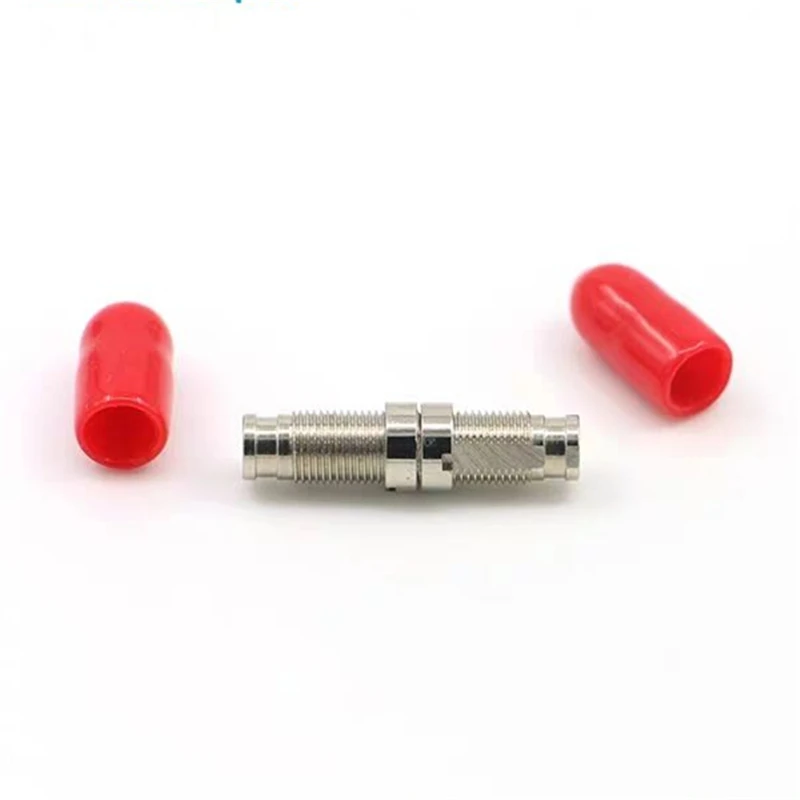 Adaptador de fibra DIN-DIN, 10 Uds., conector de fibra óptica redondo Rectangular UPC APC ftth, acoplador DIN, envío gratis ELINK - imagen 3