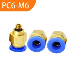 Conector neumático rápido para manguera de aire latón un toque