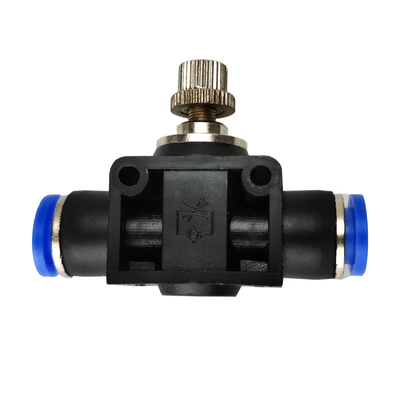 Válvula de mariposa reguladora de presión de velocidad del aire, accesorio neumático de conexión rápida tipo LSA, 4, 6, 8, 10, 12mm - imagen 3