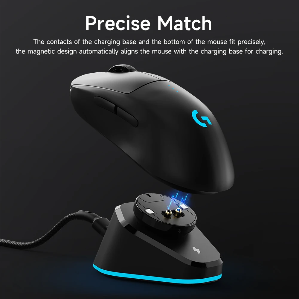 Cargador Magnético RGB Inalámbrico Logitech G Pro X G502 - imagen 2