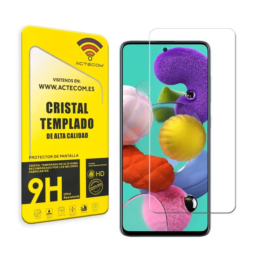 ACTECOM CRISTAL TEMPLADO compatible con SAMSUNG GALAXY A51 PROTECTOR PANTALLA PARA SAMSUNG GALAXY A51 - imagen 2