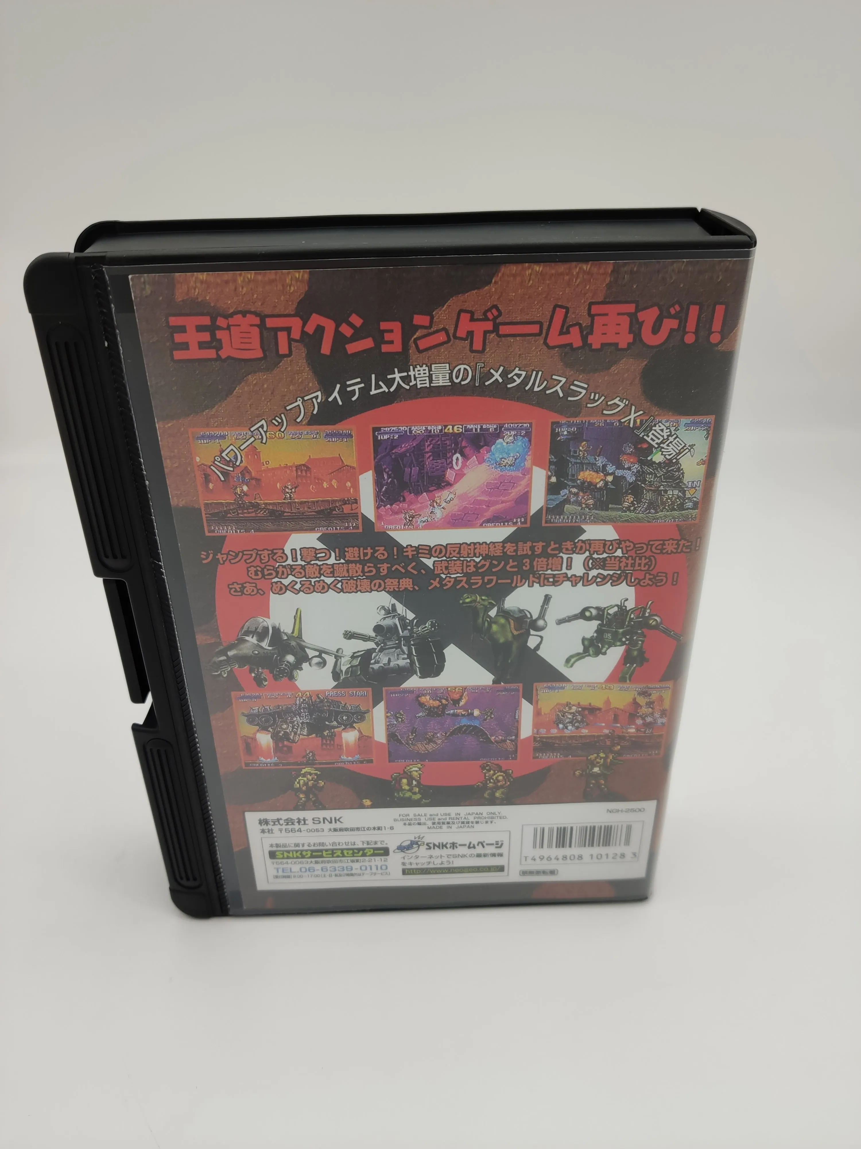 SNI-LOCK BOX + INSERT METAL SLUG X JAPAN NEO GEO AES, NOUVEAU - imagen 2