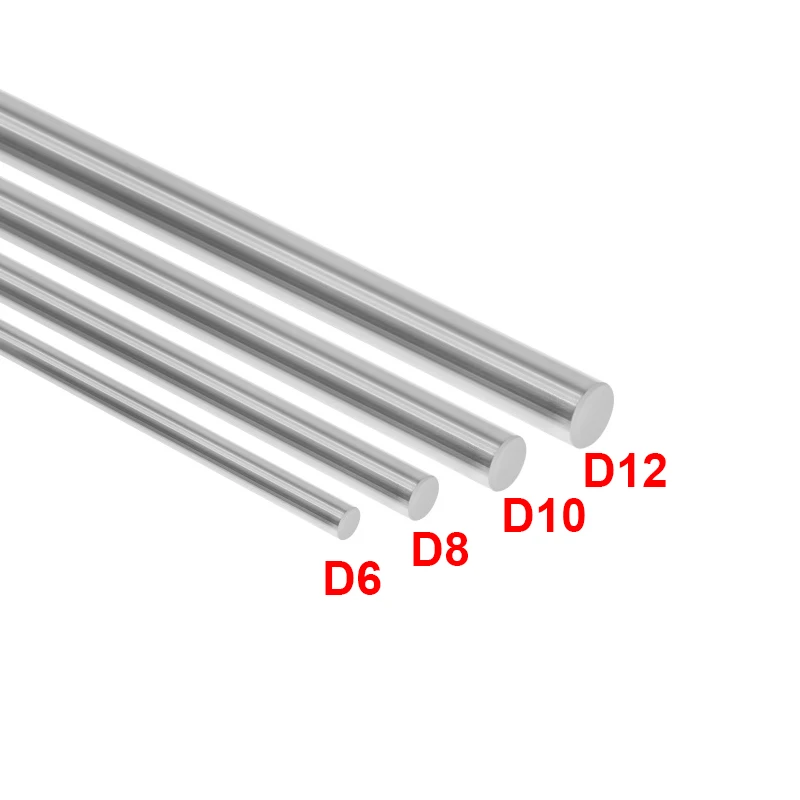 Eje lineal cromado para impresora 3D, 2 piezas, 6mm, 8mm, 10mm, 12mm, 400mm, 8mm, 400mm - imagen 2