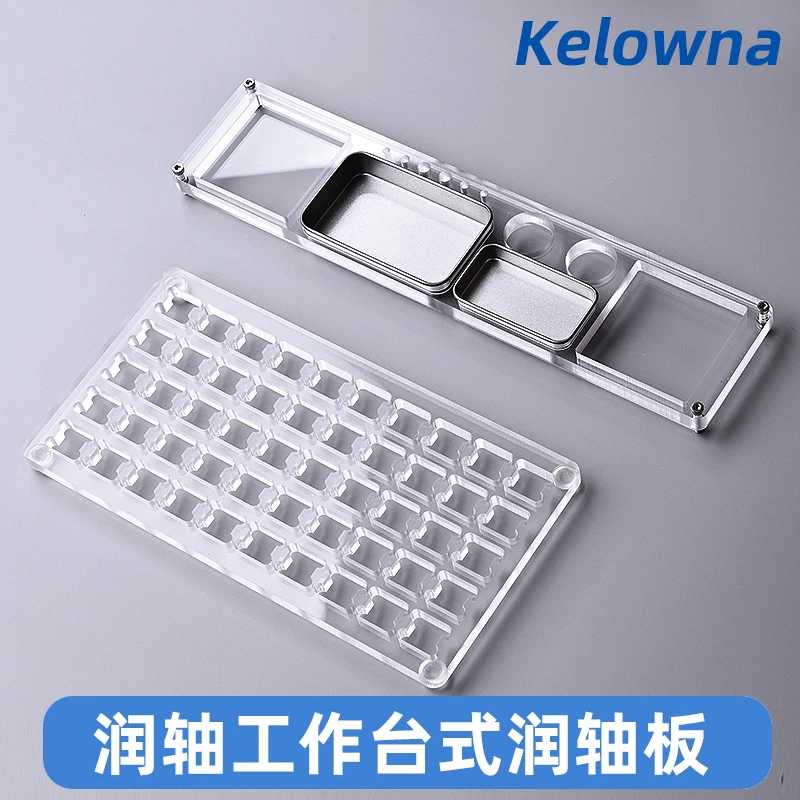 Abridor de probador de estación de lubricante de 50 interruptores para teclado mecánico Cherry, eje de prueba de banco de trabajo CNC, eje lubricante