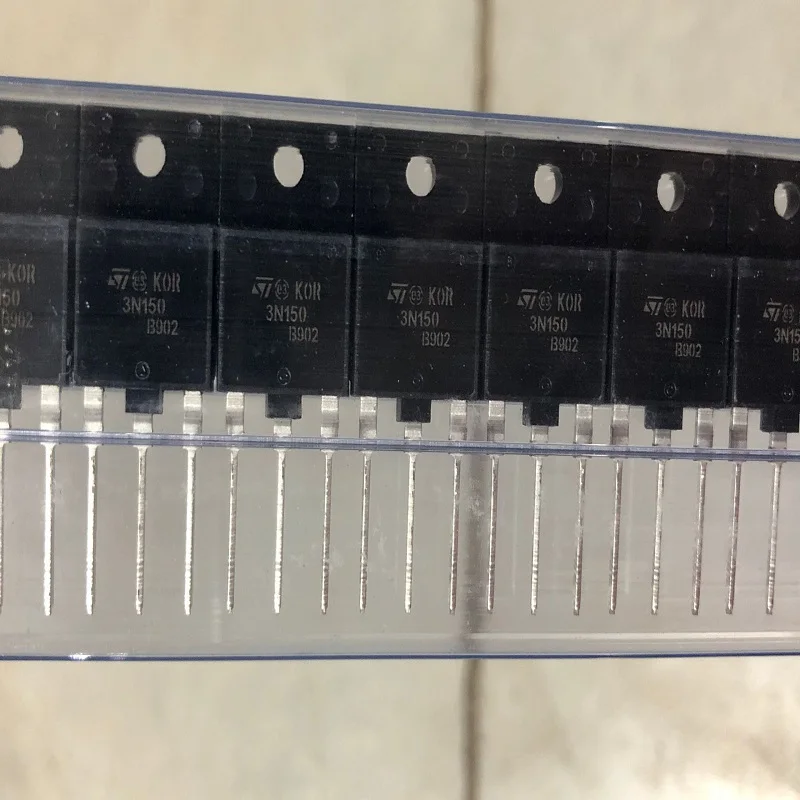 Enchufe recto Original STFW3N150 STFW3 3N150, paquete de TO-3PF MOS, tubo de efecto de campo, 10 unids/lote - imagen 5