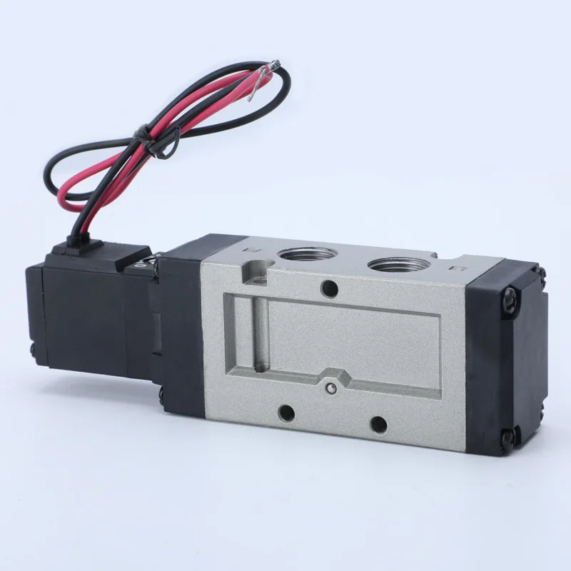 KVF5120-Válvula Solenoide de doble cabeza, doble Control, 5 vías, 2 posiciones de potencia, retención direccional, neumática de aire - imagen 4