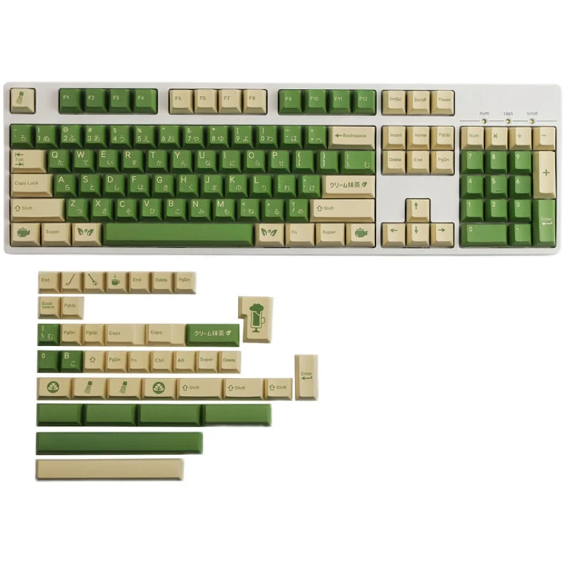 GMK Matcha Keycaps PBT Perfil Cherry Dye-Sub Teclado Mecánico - imagen 2