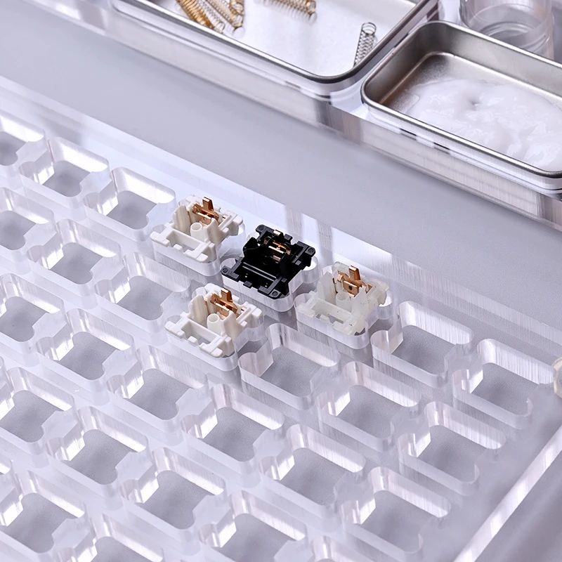 Abridor de probador de estación de lubricante de 50 interruptores para teclado mecánico Cherry, eje de prueba de banco de trabajo CNC, eje lubricante - imagen 3