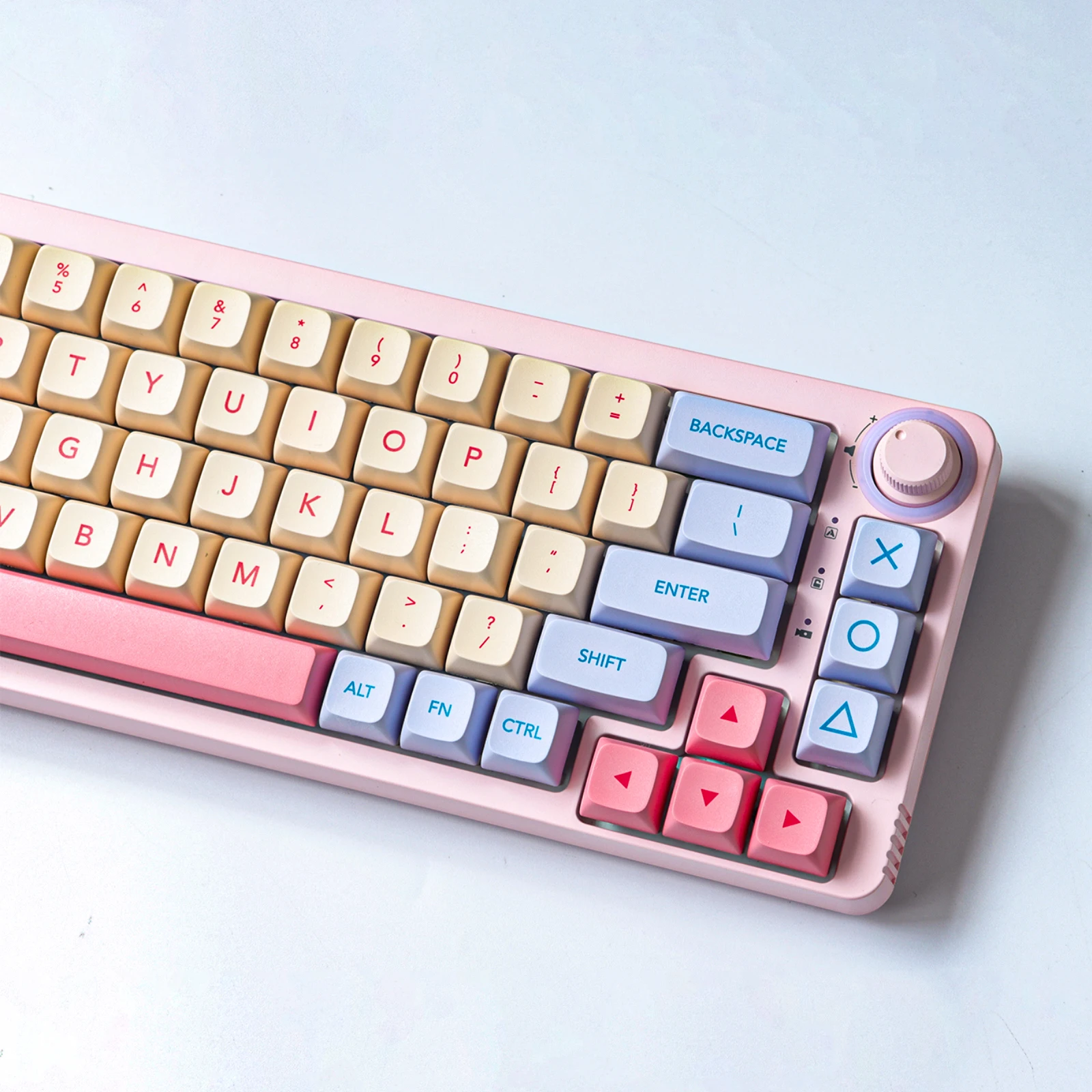 GMK Marshmallow-teclas personalizadas para teclado mecánico, 132 teclas, XDA, perfil DYE-SUB - imagen 5
