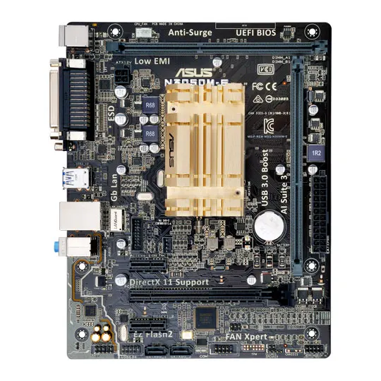 ASUS N3050M-E Dual Core Celeron N3050 Placa base DDR3 8GB PCI-E 2.0 SATA III USB3.0 VGA Micro ATX