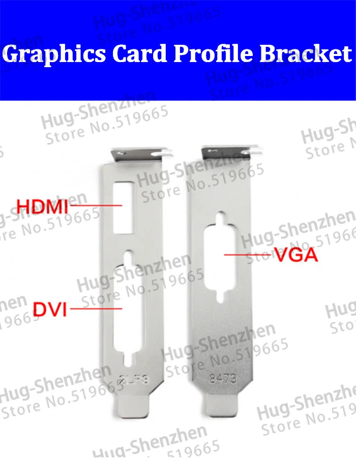 Tarjeta de vídeo gráfica de alta calidad Soporte de perfil bajo HDMI+DVI+VGA para tarjeta gráfica