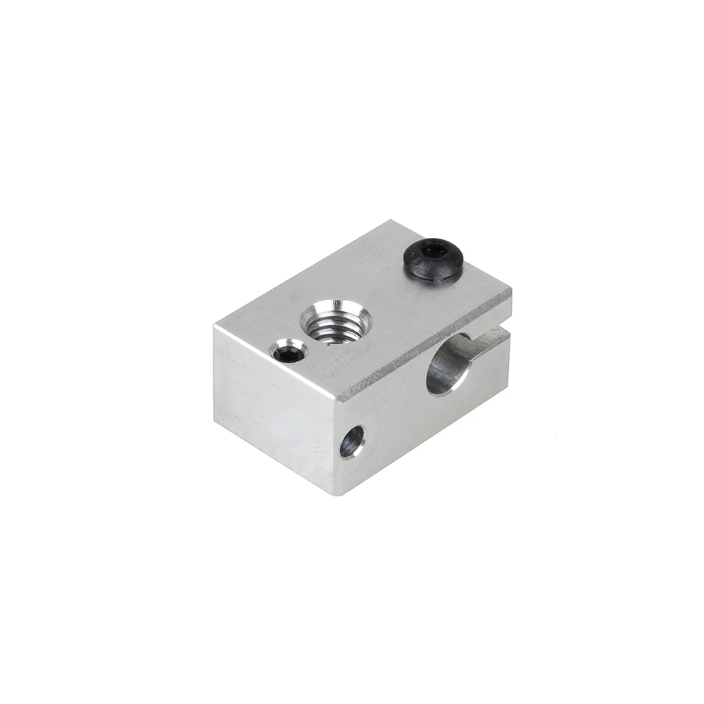 XCR3D-piezas de impresora 3D V6, bloque de calentamiento extrusor para HT-NTC100K, HotEnd, termopar, bloque de aluminio, 1 ud. - imagen 2