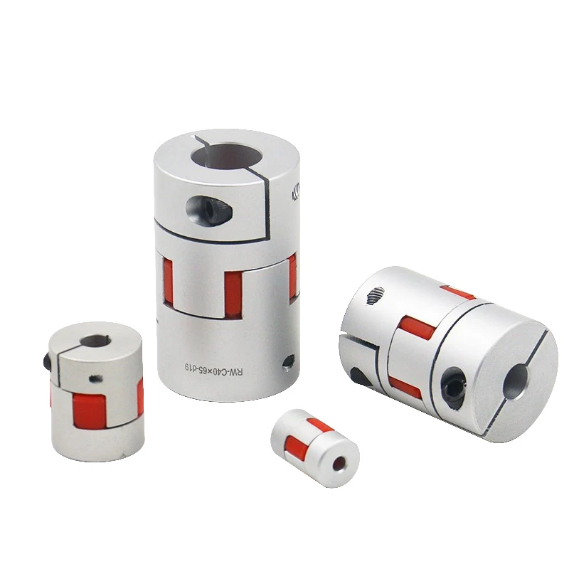 D20L30 tamaño interior 4 a 10mm 4/5/6/6,35/7/8/10 aleación de aluminio alto par ciruelo flor Motor eje acoplamientos flexibles de dos mandíbulas