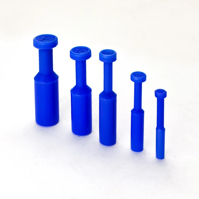 100 Uds PP tapón de tubo 4 a 12mm manguera de plástico acoplamientos rápidos conectores de aire conector neumático de empuje directo - imagen 4